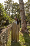 Amayah Abaya Khaki Golden